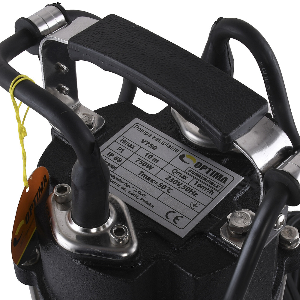 Насос фекальний Optima V 750 0.75кВт Тернополь - изображение 4