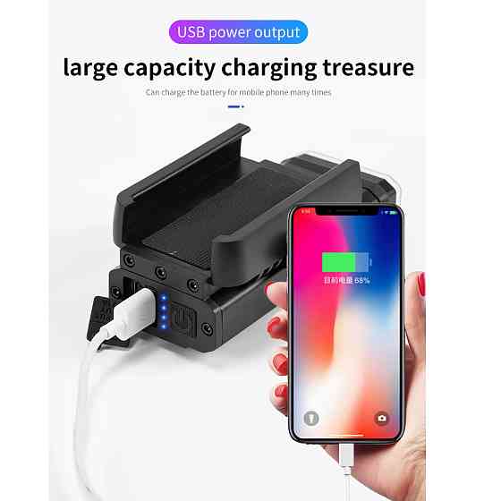 Фонарик велофонарь, Фонарь для удобства на велосипеде, Передний фонарь на велосипед RV-34 Львов