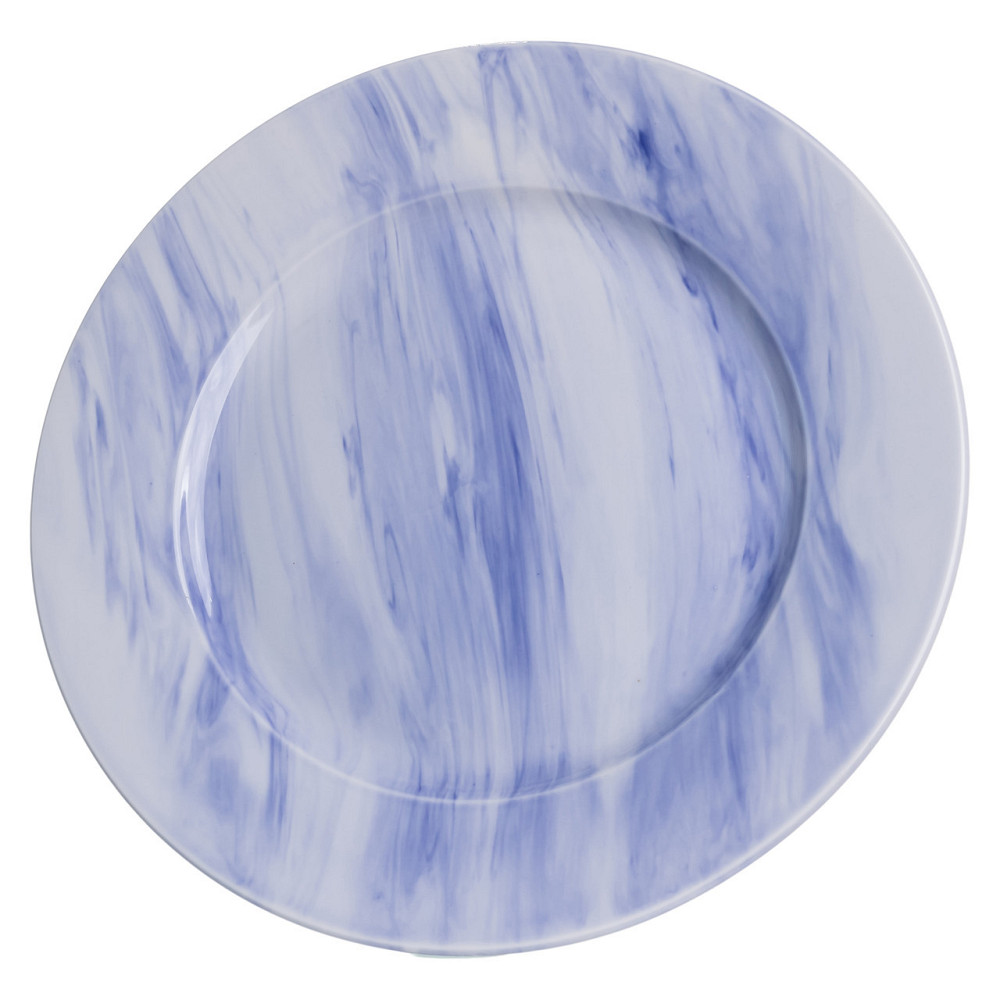 Синий фарфоровый столовый набор на 6 персон Marble Clara Киев - изображение 6