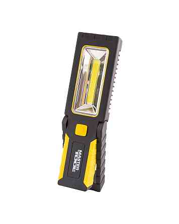 MASTERTOOL Ліхтар магнітний з підвісом MASTERTOOL 220х54х28 мм 4xLED+COB LED 3xAAA ABS 94-0808 Коломия