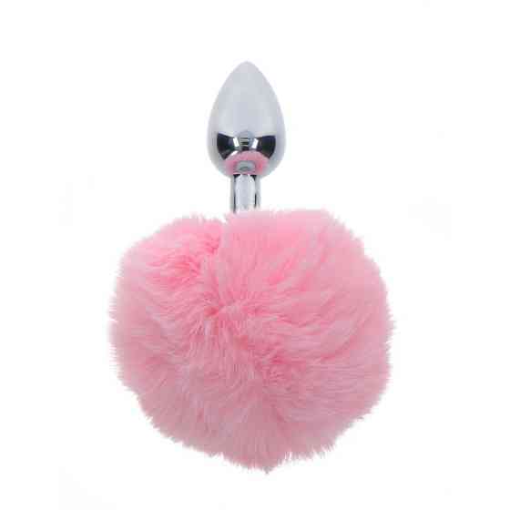 Анальна пробка з кролячим хвостиком Taboom Bunnytail Buttplug, рожевий Sex Aura Київ