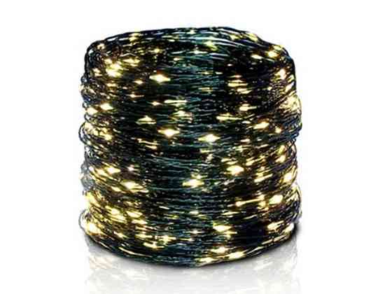 Гірлянда-роса 300LED білий теплий 30м USB з пультом ТМ TLT Київ