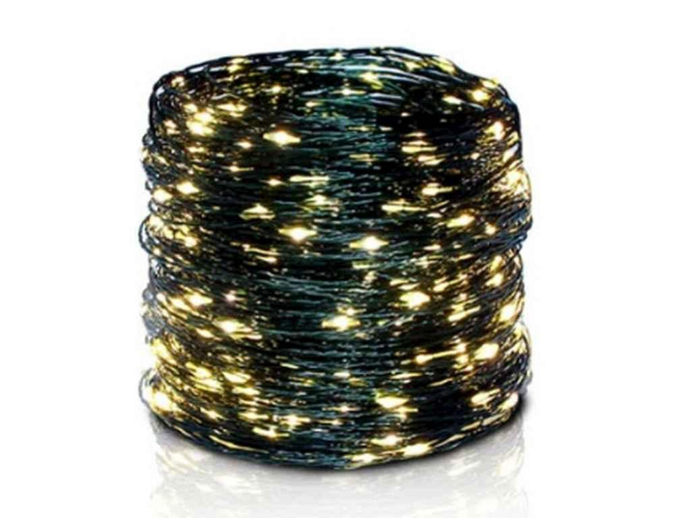 Гірлянда-роса 300LED білий теплий 30м USB з пультом ТМ TLT Київ - фото 1