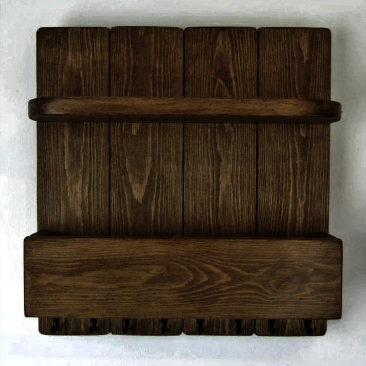 Ключниця дерев'яна "Штанді" капучино Миколаїв - фото 1