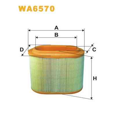Воздушный фильтр для автомобиля Wixfiltron WA6570 Винница