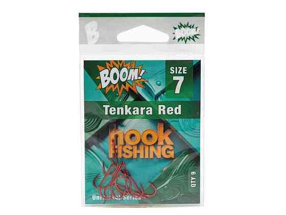 Гачок для мирної риби Tenkara Red №7 (9 шт/уп) (RED) ТМ BOOM Київ