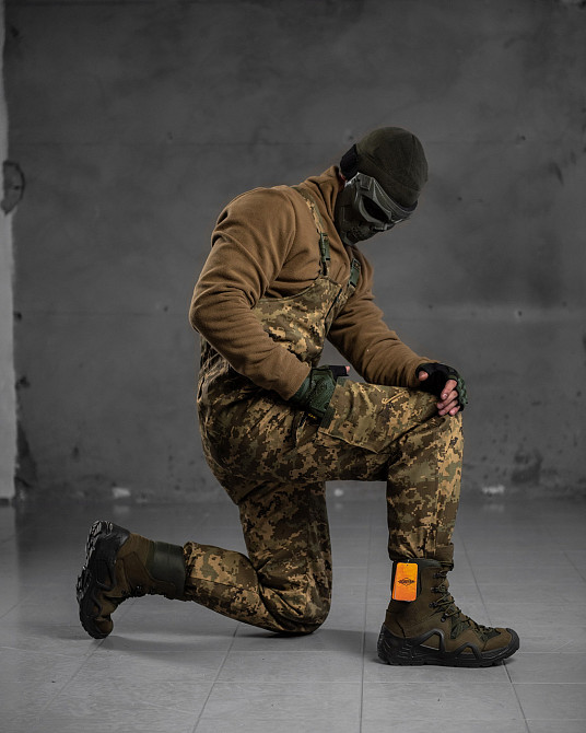 Комбез чоловічий теплий зимовий комбінезон піксель на підтяжках ЗСУ Одеса - фото 5