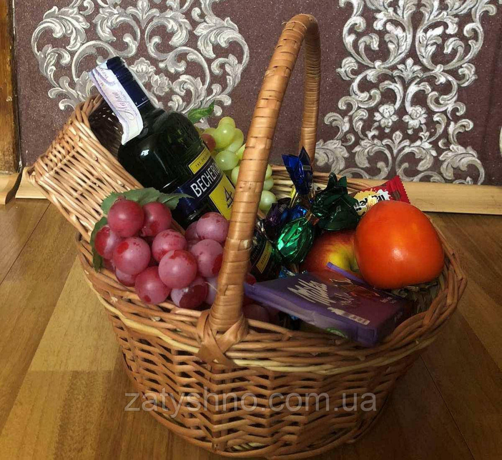 Кошик плетений подарунковий новорічний Київ - фото 7