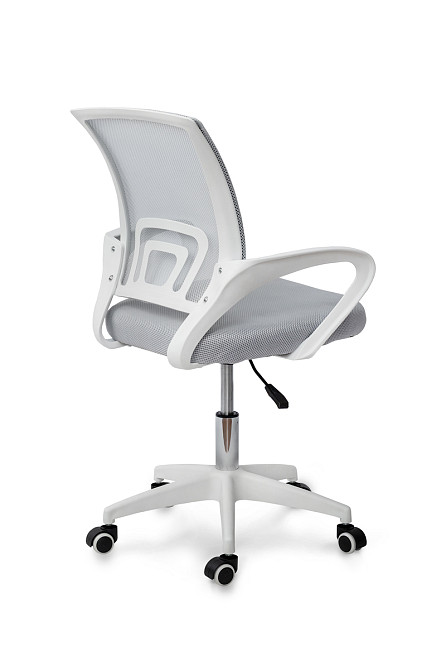 Стілець офісний Матрікс, білий/сірий Київ - фото 6