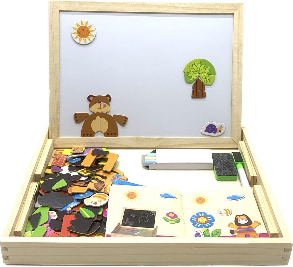 Дерев'яна іграшка Tree Toys Маленький фантазер із магнітною мозаїкою (MD 2083 D) Чернігів - фото 1