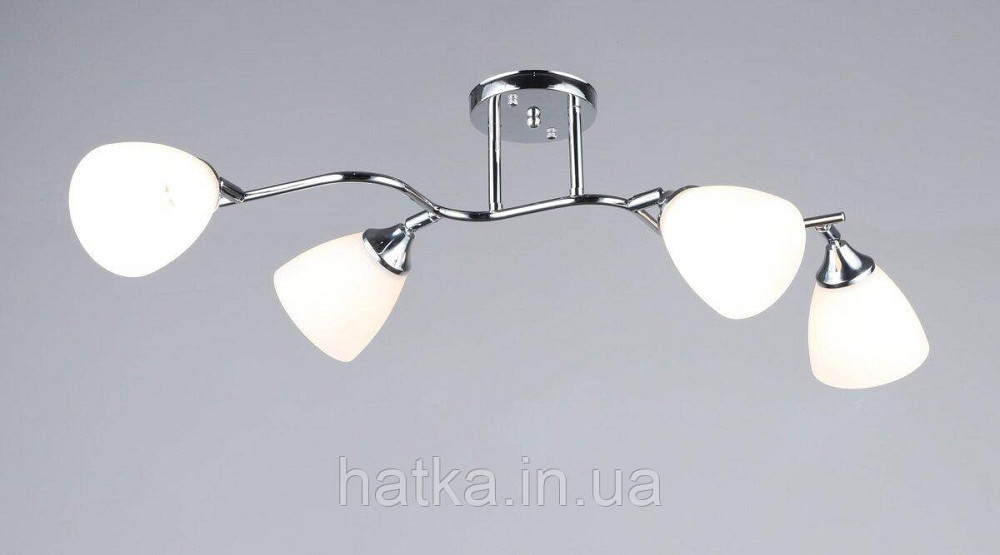 Люстра стельова на 4 плафони VALESO K2313/4, хромовий (E27) Київ - фото 1