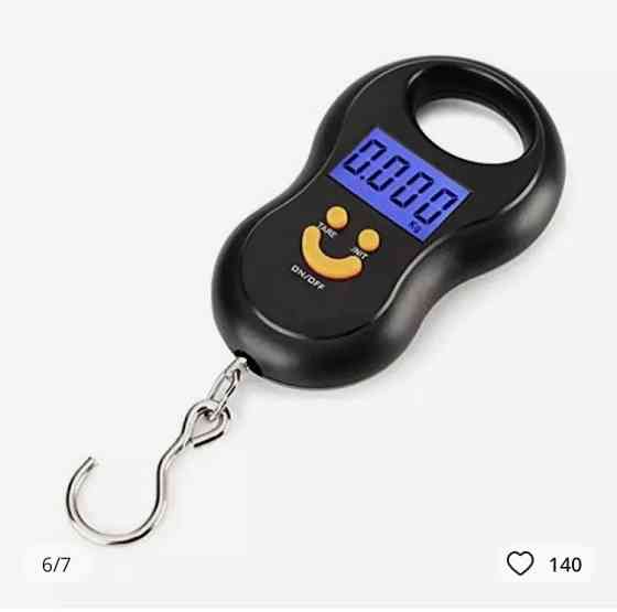 Кантер для кухні, кухонні ваги, діапазон від 10г до 50 кг, працює від батарейок 2 шт ААА (в комплет не входять)) Київ