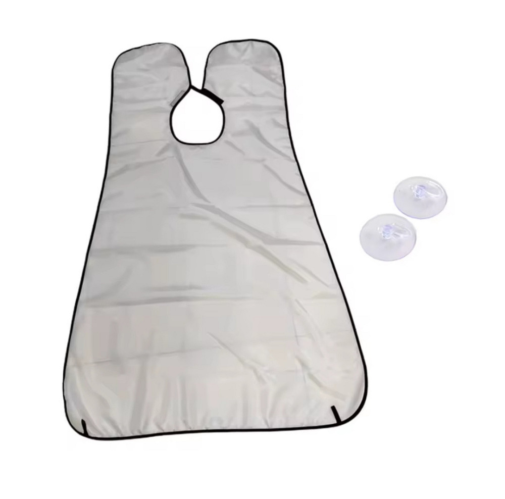 Накидка мужская для бритья бороды и стрижки 107 на 70 белый Киев - изображение 2