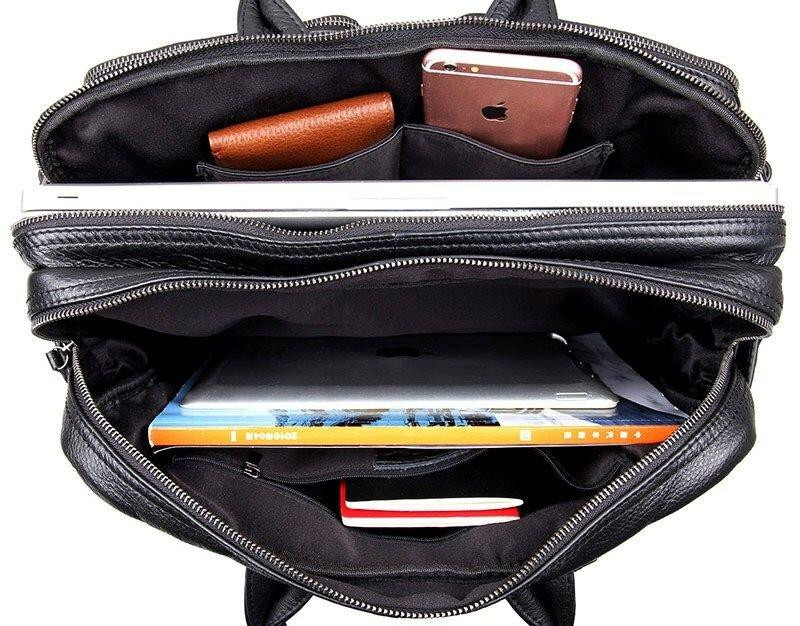 Сумка чоловіча Vintage 14058 Чорна Київ - фото 1