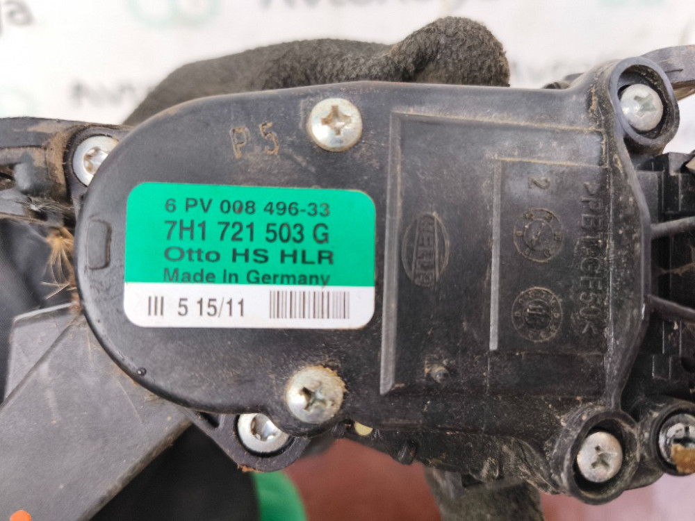 Педаль газу VW T5 1.9 / 2.0 / 2.5 tdi 2003-2015 (7H1721503G) Ковель - фото 4