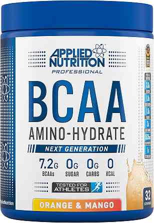 Комплекс амінокислот Applied Nutrition BCAA Powder Amino Hydrate (450g - 32 Servings) (Orange  Mango) Луцьк