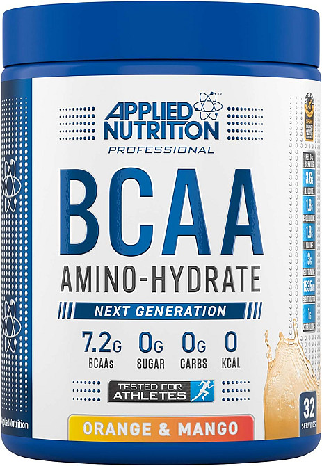 Комплекс аминокислот Applied Nutrition BCAA Powder Amino Hydrate (450g - 32 Servings) (Orange  Mango) Луцк - изображение 1