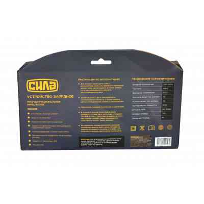 Зарядное устройство для автомобильного аккумулятора СИЛА цифровий імпульсивний 4А 6/12 В (900208) Винница