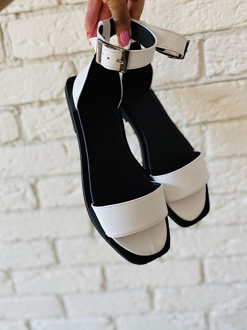 ARLEN Босоніжки жіночі ARLEN Бос-01/03 білі (літо, шкіра натуральна) (4092) 38р. Коломыя - изображение 4