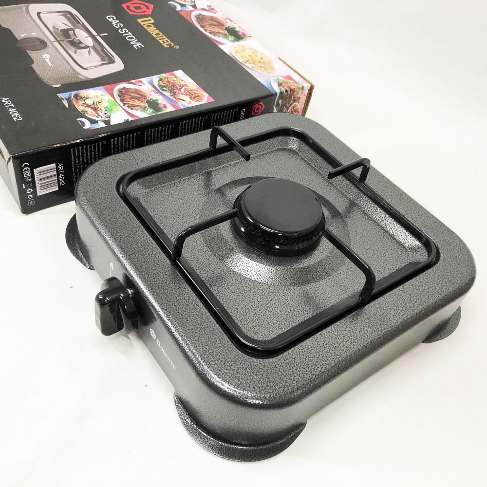 Газовая плита DOMOTEC MS-6601 на 1 конфорку. Цвет: серый IS-75 Львов - изображение 6