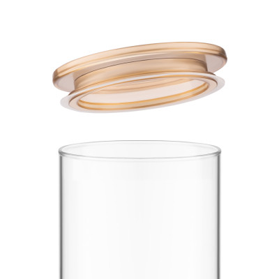 Банка Ardesto Fresh 700 мл, скло, пластик, прозорий (AR1307SFM) Винница - изображение 3