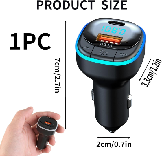 Автомобільна зарядка в прикурювач Hugwait С33 Луцьк