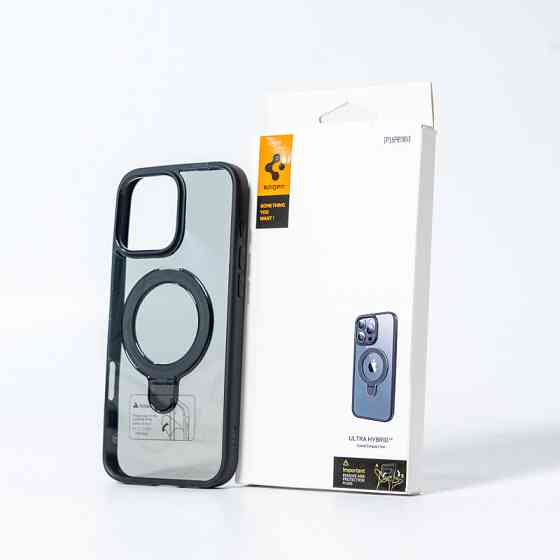 Чохол для смартфона Spigen AAA Magnetic Ring for Apple iPhone 16 Pro All Black Київ