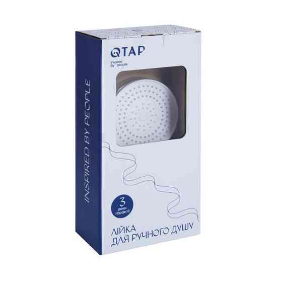 Лійка для ручного душу Qtap Rucni D 120 мм округла QTRUC125CRM45950 Chrome Київ