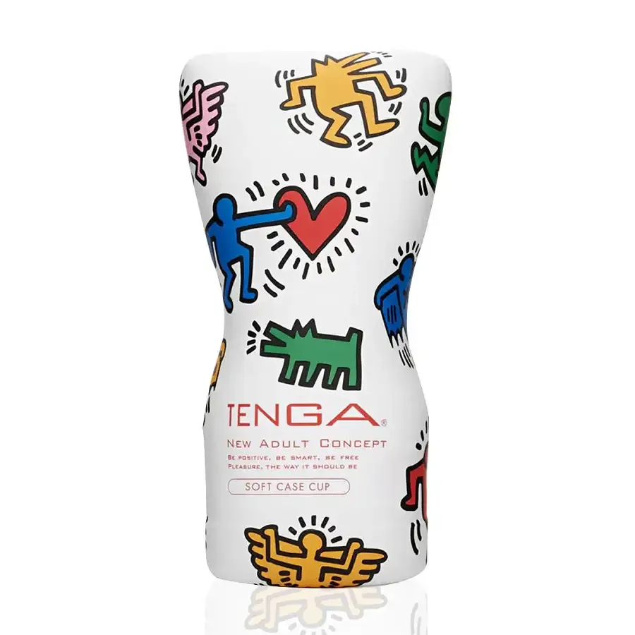 Мастурбатор Tenga Keith Haring Soft Case Cup (м’яка подушечка) стисний Львів - фото 1