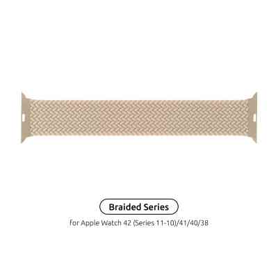 Ремешок для смарт-часов Armorstandart Braided Solo Loop для Apple Watch 42 (Series 11-10)/41/40/38 Beige Size 6 (144 mm) (ARM64893) Винница