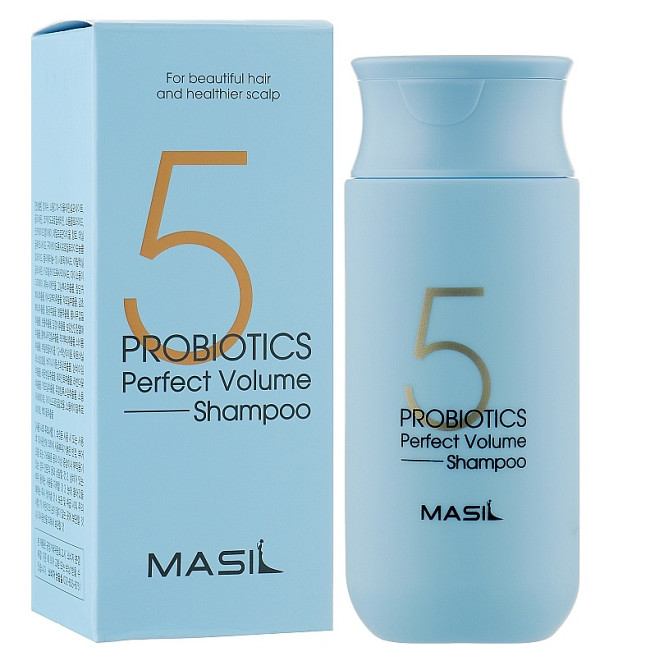 Шампунь с пробиотиками для идеального объема волос 5 Probiotics Perfect Volume Shampoo Masil 150 мл Киев - изображение 1