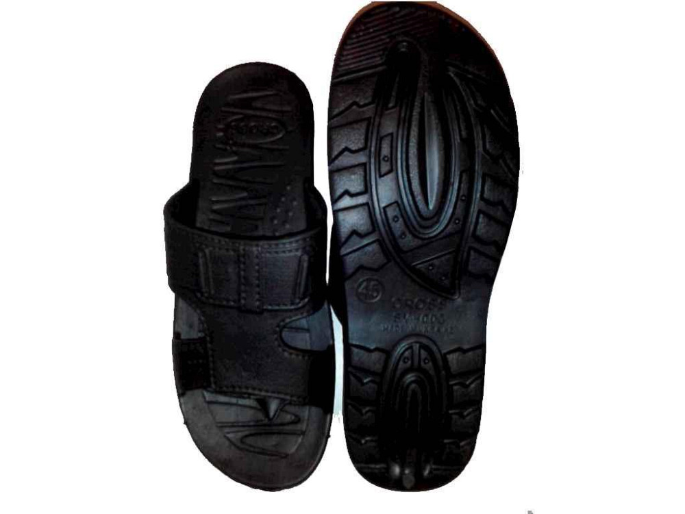 Тапочки пляжные мужские КАЖА арт.SV-003 р.46 черные ТМ CROSS Киев - изображение 1