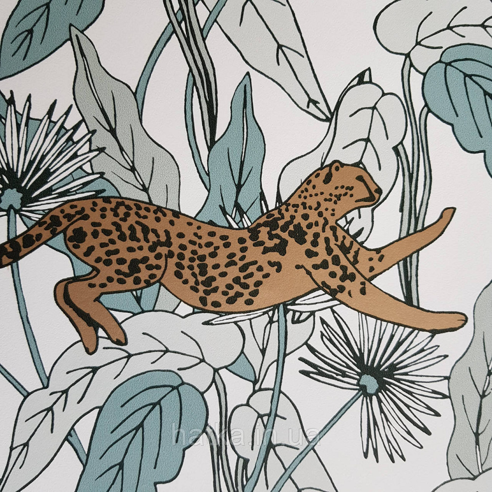 Шпалери вінілові на флізелін Caselio The Place to bed 0.53х10 м листя квіти білі рисі золотисті на рожевому Київ - фото 4