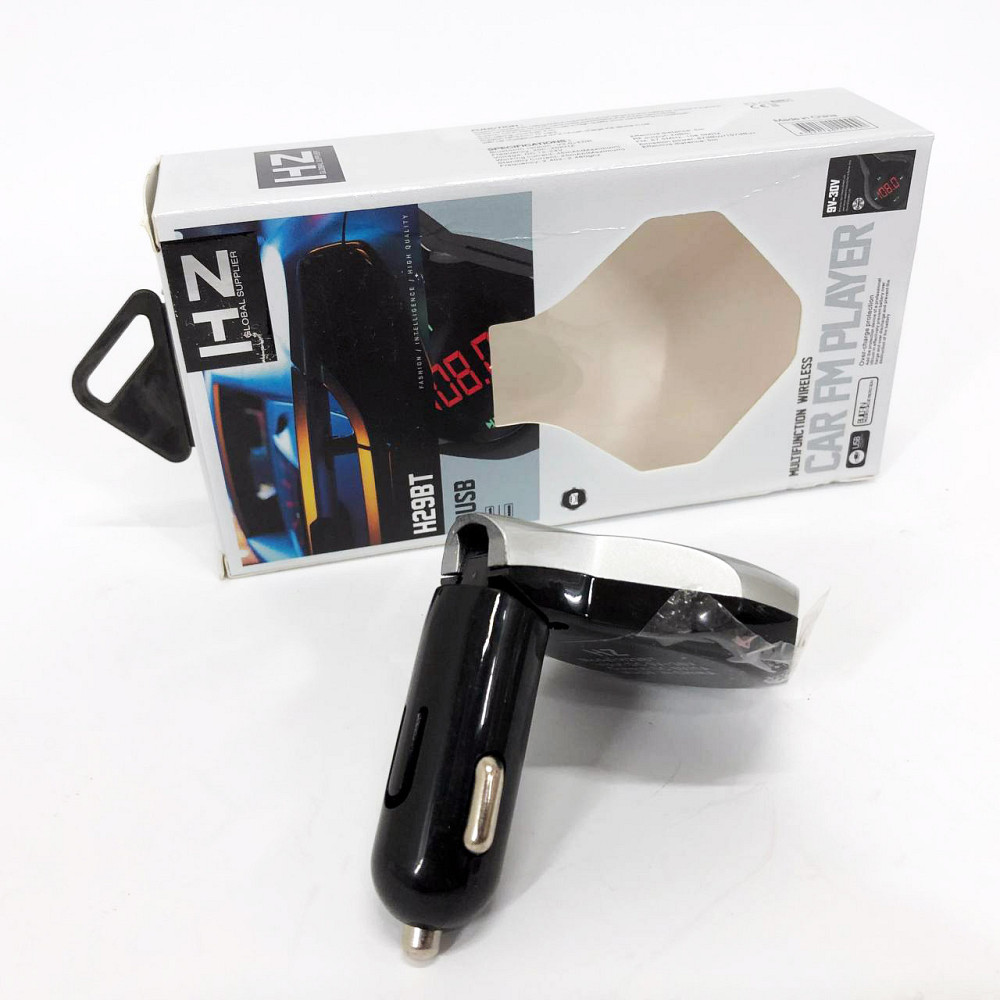 Автомобильный модулятор fm с usb H29 BT, Адаптер в прикуриватель для флешки, FM модулятор UF-723 с bluetooth Київ - фото 4