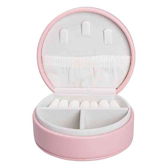 Шкатулка для прикрас з еко-шкіри 10×9 см Київ