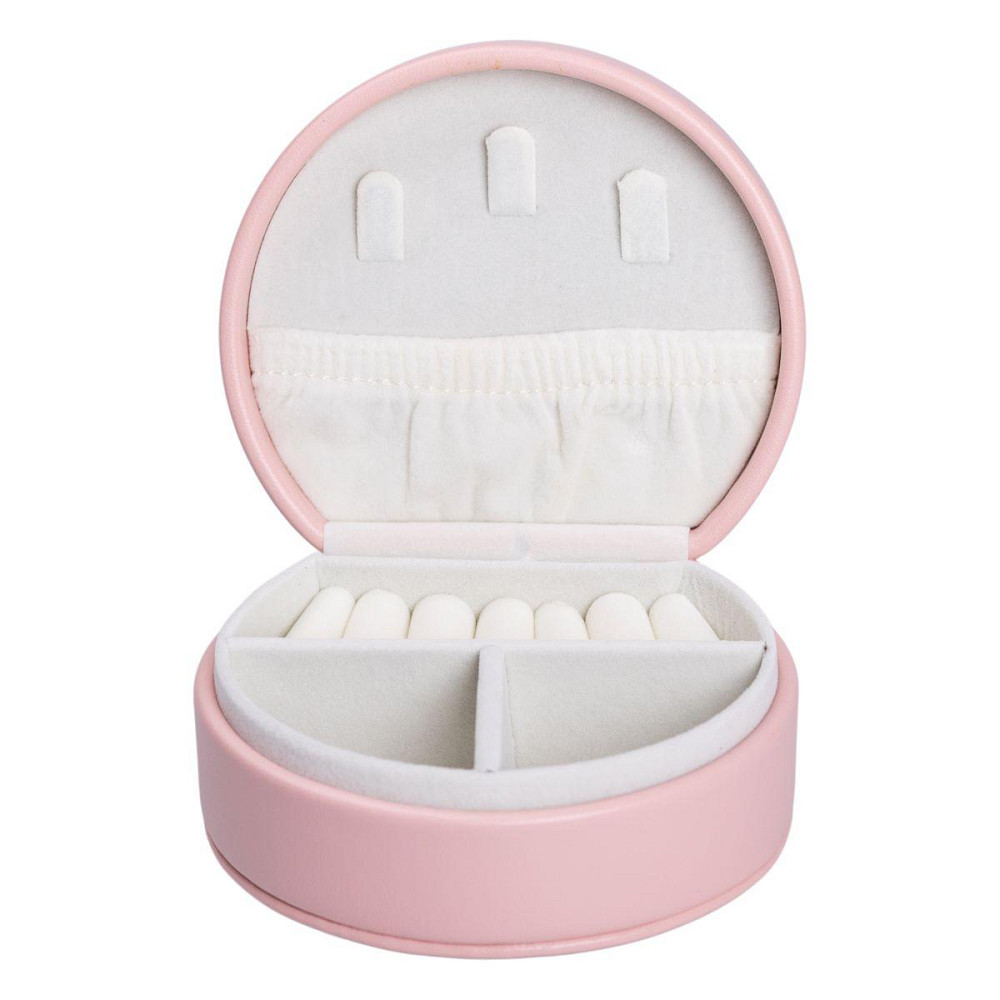 Шкатулка для прикрас з еко-шкіри 10×9 см Київ - фото 1