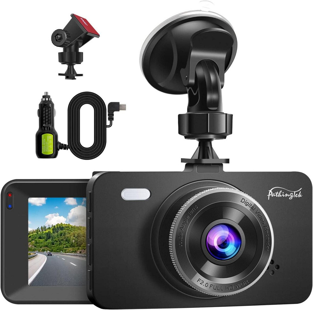 Автомобильный видеорегистратор Pathinglek Dash Cam A7 Full HD 1080P — Автокамера 3