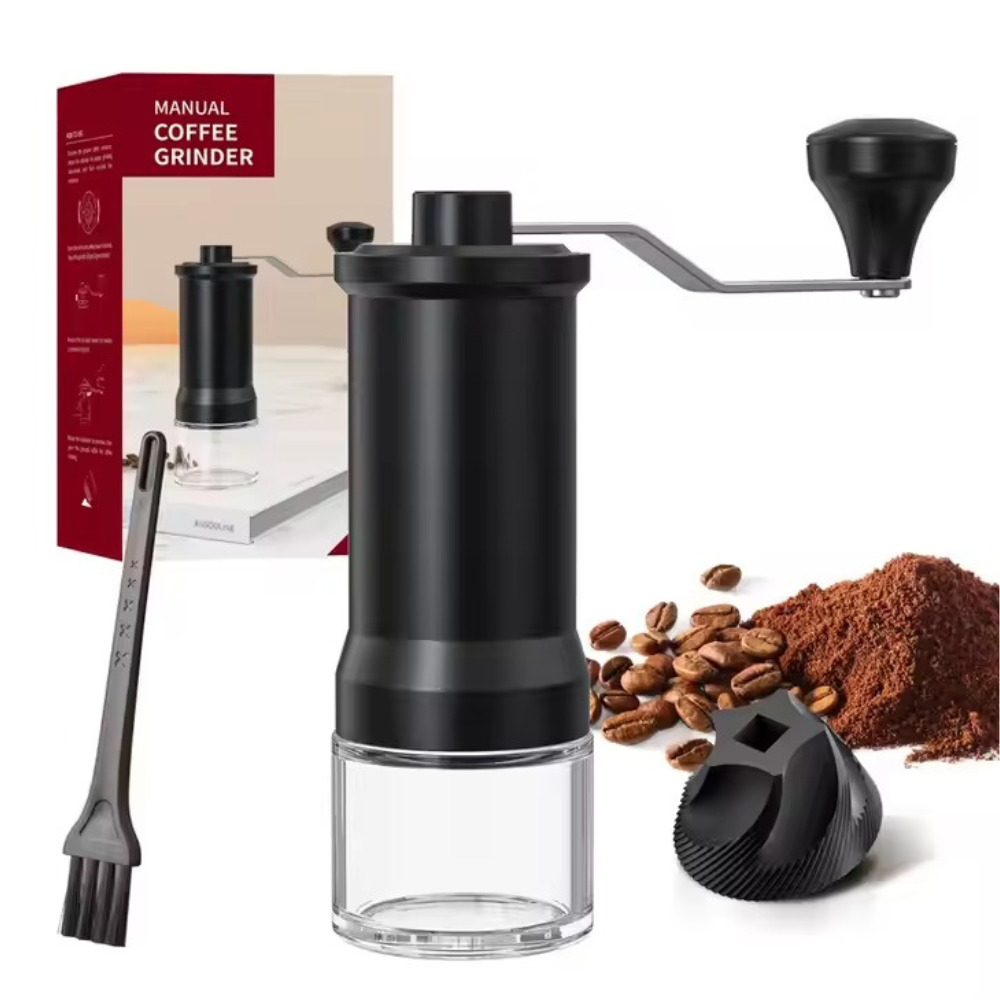 Кофемолка ручная с керамическими жерновами механическая 5 ступеней регулировки помола,черная Каменец-Подольский - изображение 7