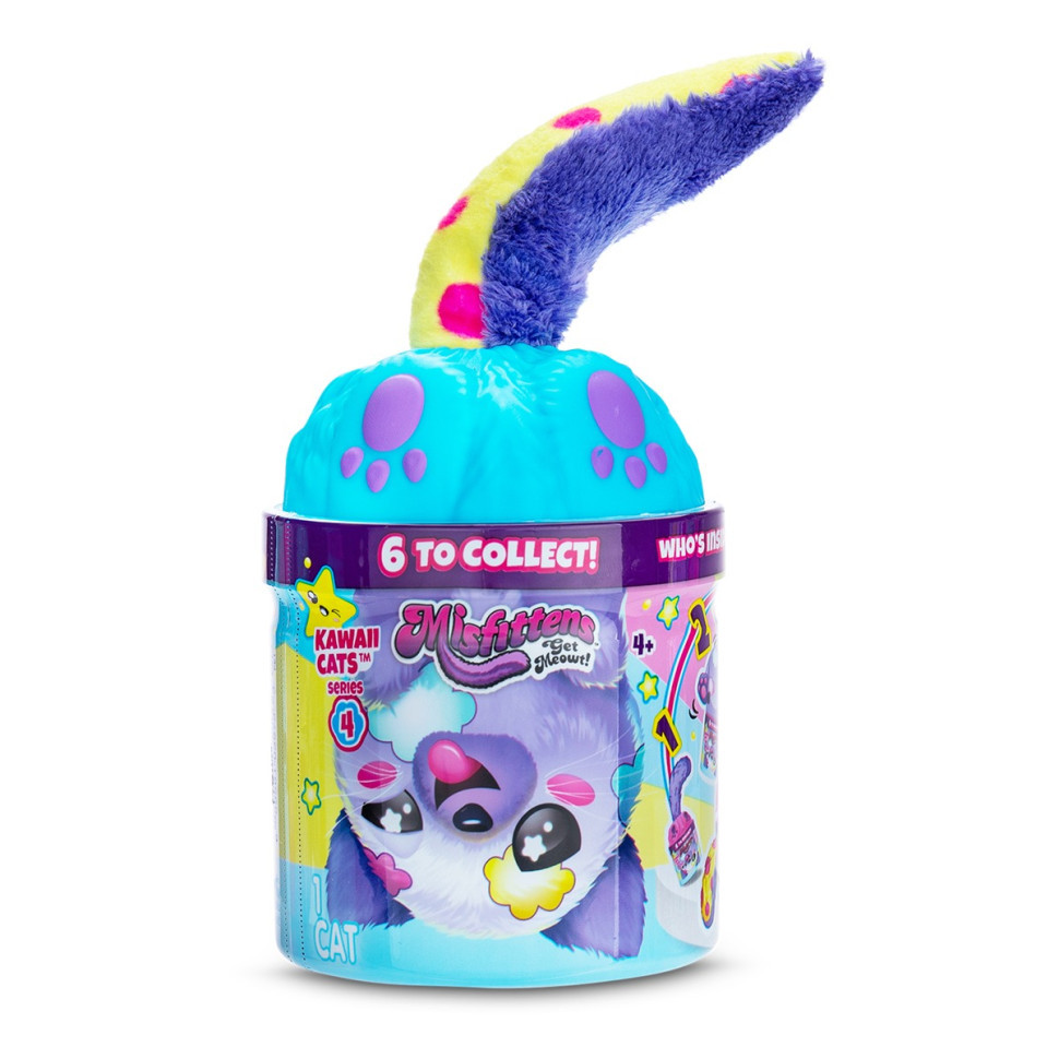 Мягкая игрушка Котик в банке MINI W4 MISFITTENS 03948(W4) в ассортименте Винница - изображение 1