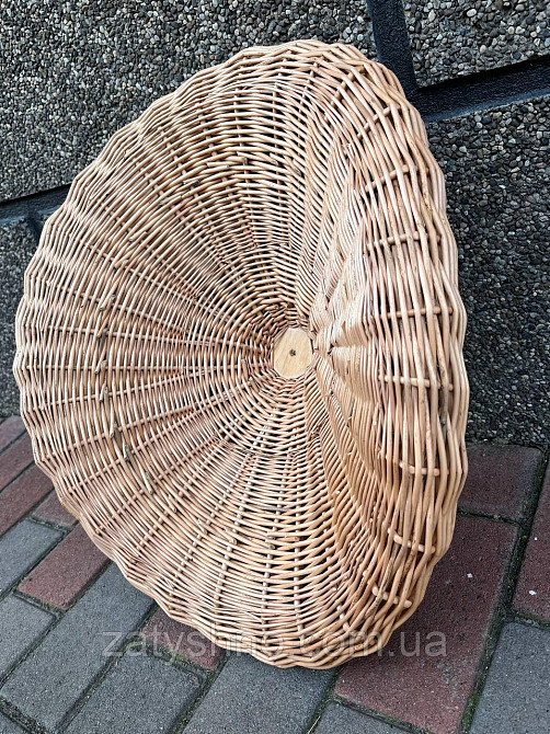 Оригинальная люстра плетеная диаметр 50 см Киев - изображение 2