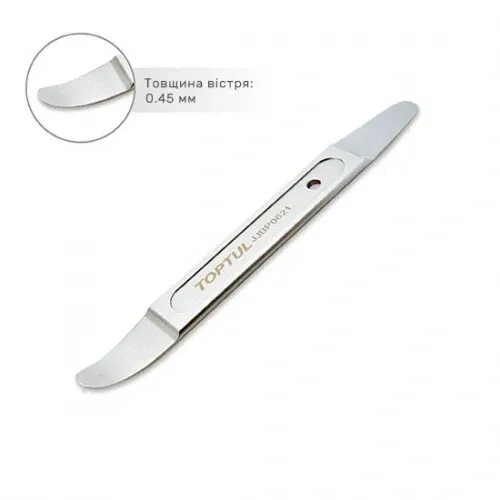 Лопатка бортувальна металева для зняття личок і кріплень 8" 210 мм TOPTUL JJBP0621 Одеса