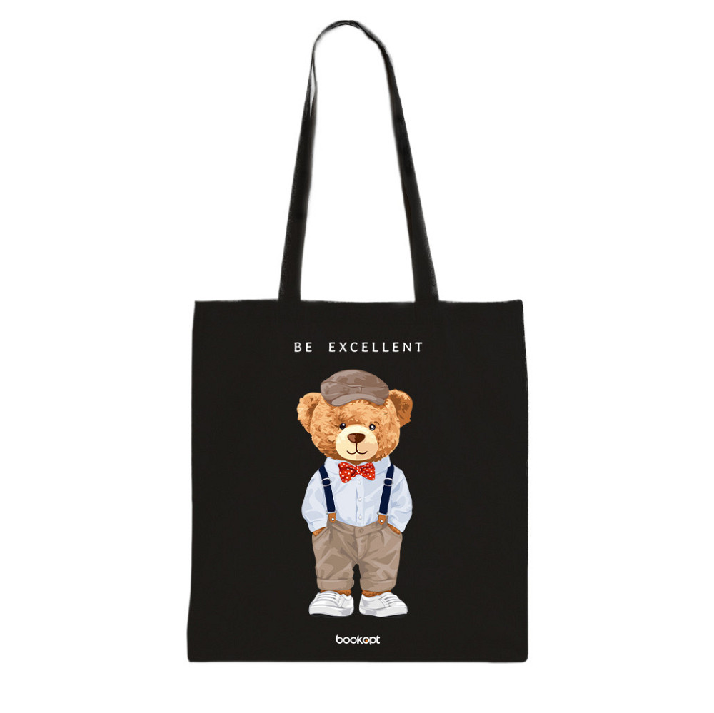 Екошопер BookOpt ВК4057 Teddy Bear (Be Excellent) чорний Луцк - изображение 1