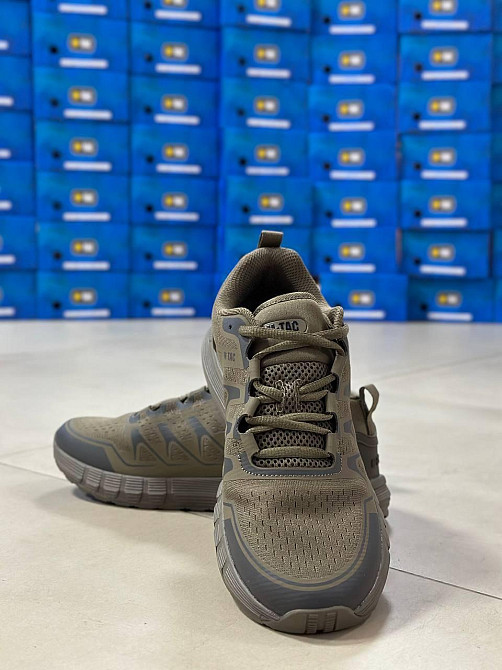 Чоловічі армійські кросівки M-TAC оливкові легкі літні тактичні кросівки для військових Львів - фото 5