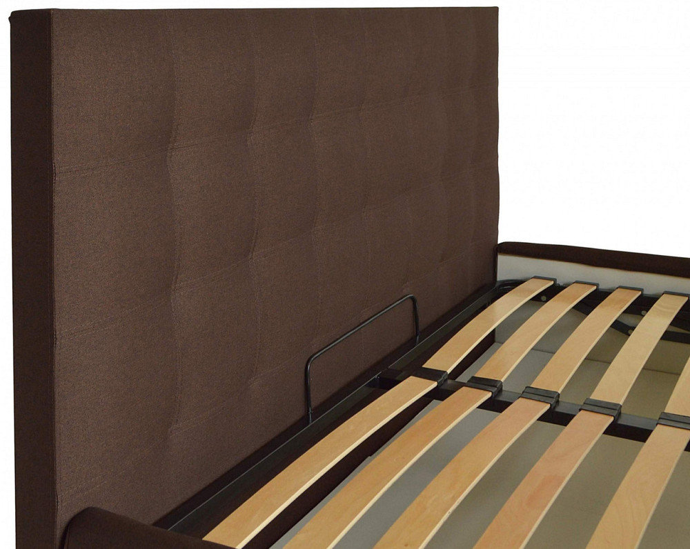 Кровать Chester Comfort 140 х 200 см Etna-027 С подъемным механизмом и нишей для белья Коричневый Днепр - изображение 15
