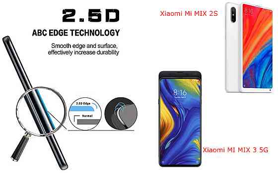 Захисне скло ArmorGlass для Xiaomi Mi MIX 2S, MI MIX 3 5G – стійке до подряпин та ударів Київ
