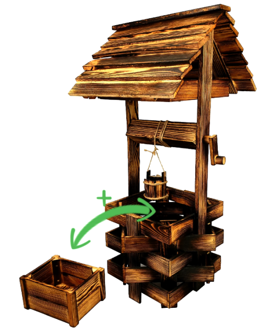 Декоративний колодязь "Мадія" трюфель Миколаїв - фото 1