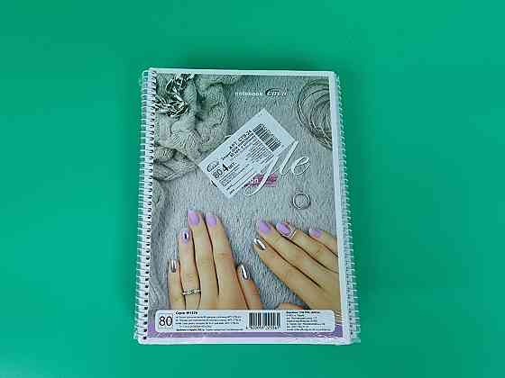 Зошит для конспектів із бічна спіраль 80 аркушів (1 шт.) Харків