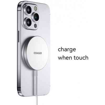 Зарядное устройство Essager 2-in-1 wireless charger 15W magnetic for phone and earphones (EWXCX-YT02-Z) Винница