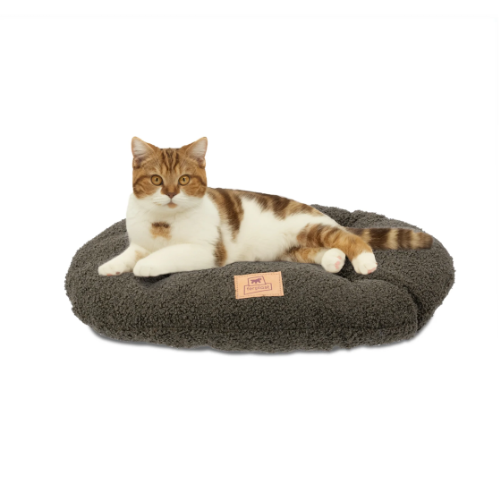 Лежак — подушка для котів і собак Ferplast Relax Boucli (Ферпласт Релакс) 55 x 36 см — 55/4, Темно-зелений Запоріжжя