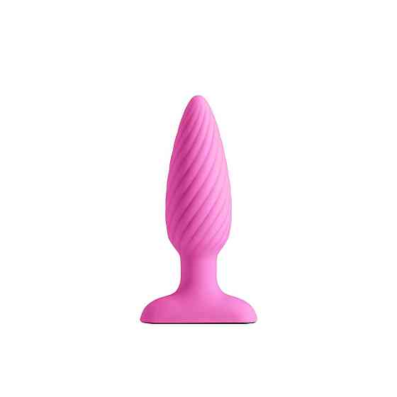 Анальна пробка з вібрацією NS Novelties INYA — Swirl — Pink Sex Aura Київ